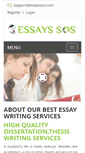 Mobile Screenshot of essayssos.com